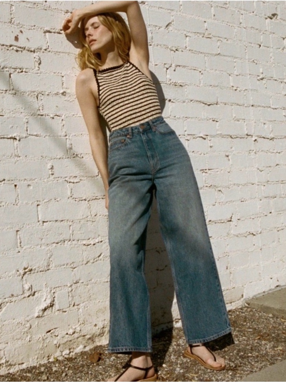 NWT Doen wide leg jeans size 27